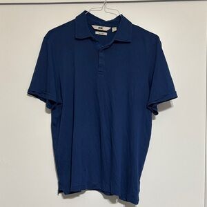 Joseph Abboud Liquid Soft Deep Blue Polo Shirt